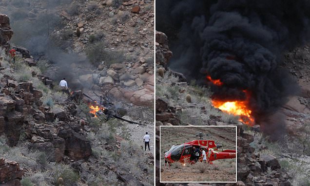 Tiga Tewas setelah Helikopter Wisata Jatuh di Grand Canyon